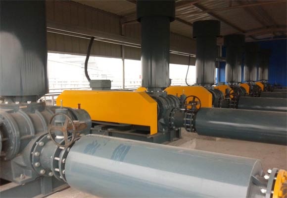  Case of Roots blower for electroplating plant