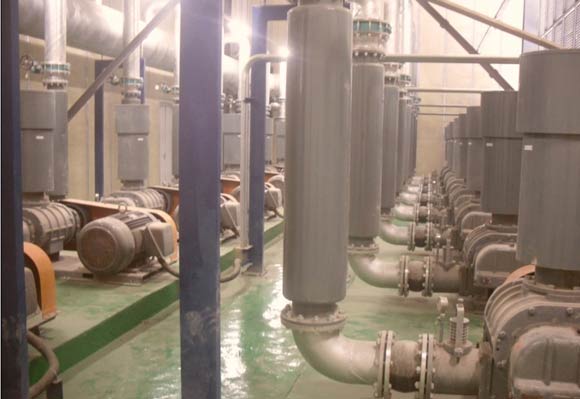  Case of Roots blower for electroplating plant