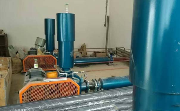  Real picture of desulfurization and oxidation roots blower in power plant